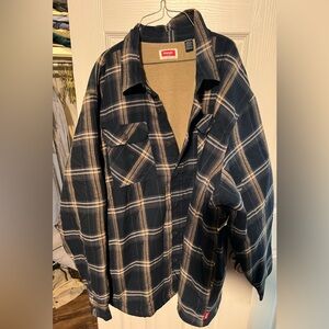 Men’s flannel fleece lined wrangler coat
